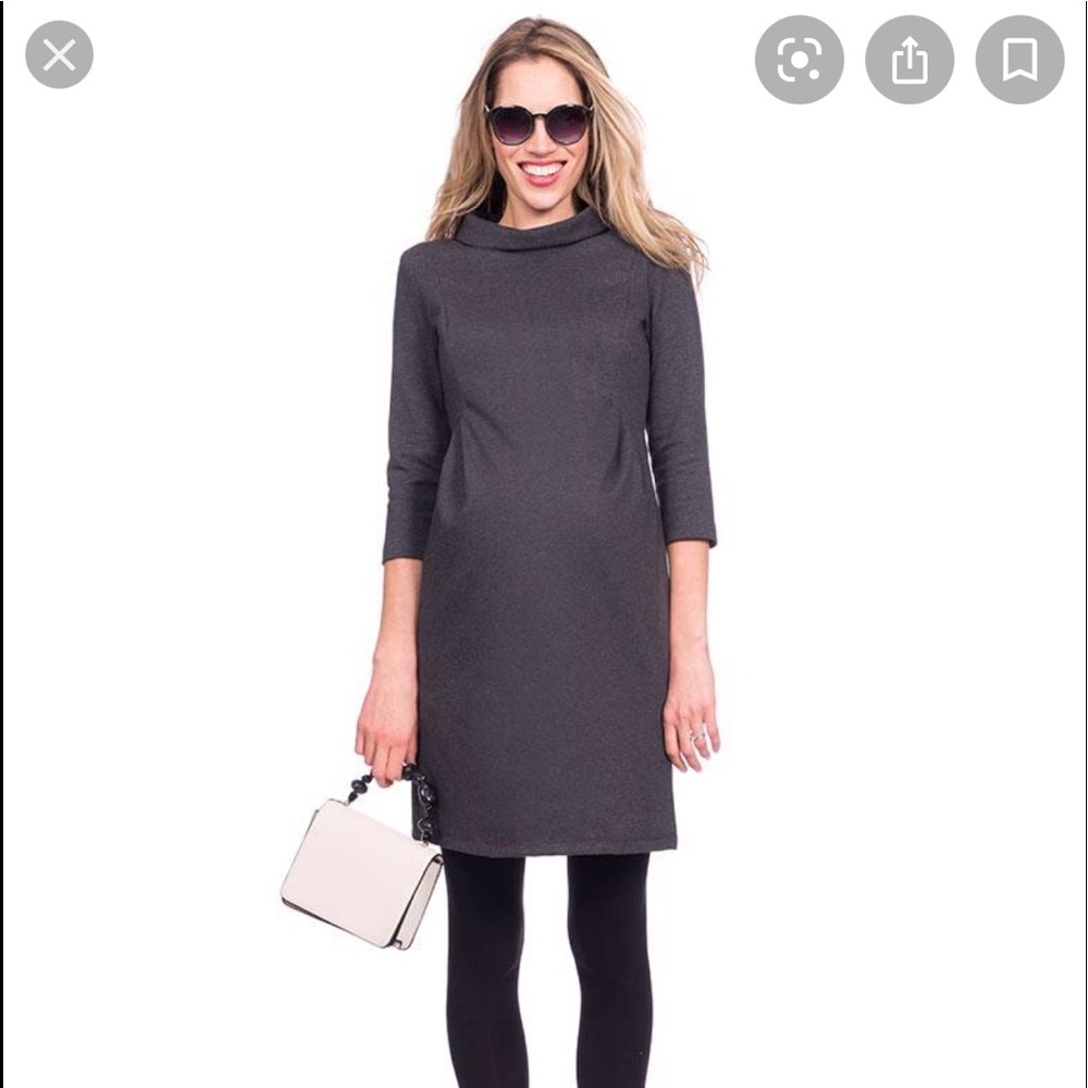 Seraphine NWT Funnel Neck Maternity Dress sz2